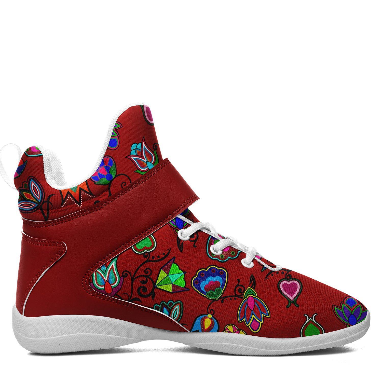 Indigenous Paisley Dahlia Kid's Ipottaa Basketball / Sport High Top Shoes 49 Dzine