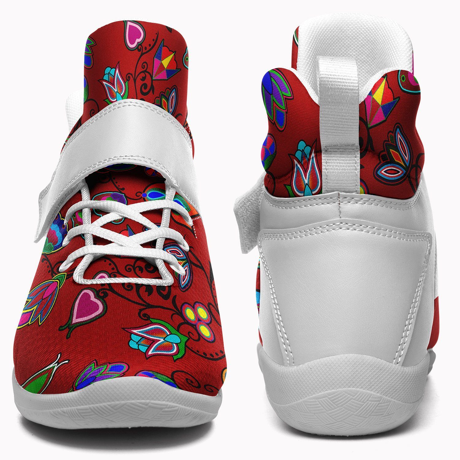 Indigenous Paisley Dahlia Kid's Ipottaa Basketball / Sport High Top Shoes 49 Dzine