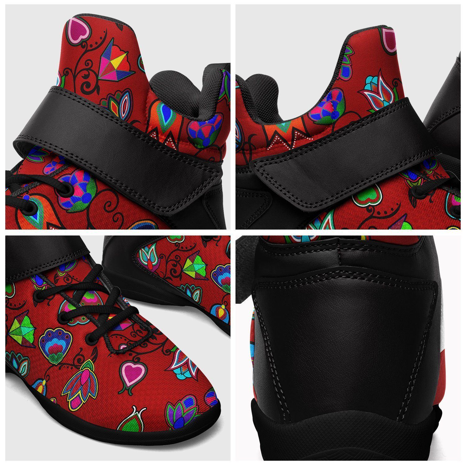 Indigenous Paisley Dahlia Kid's Ipottaa Basketball / Sport High Top Shoes 49 Dzine