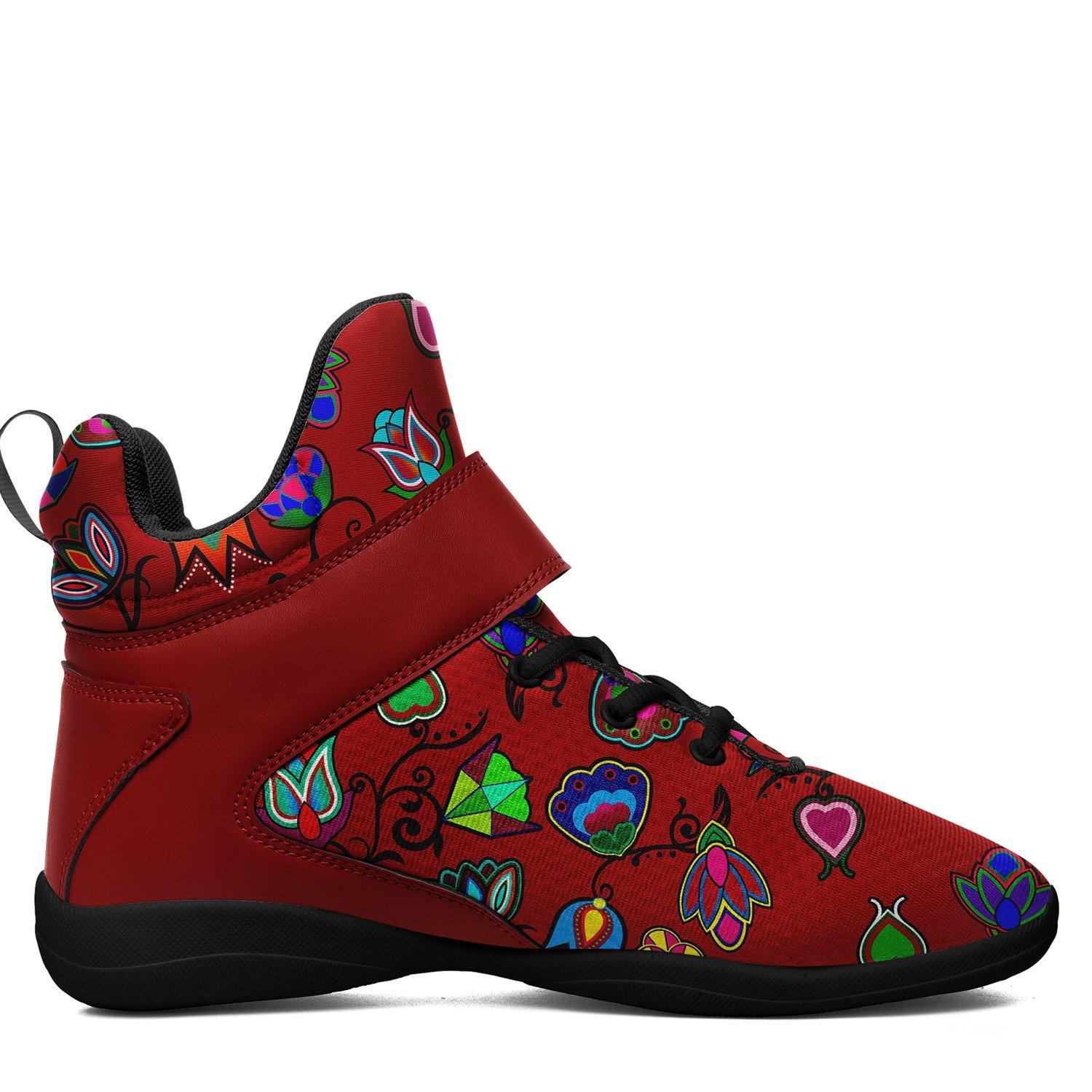 Indigenous Paisley Dahlia Kid's Ipottaa Basketball / Sport High Top Shoes 49 Dzine