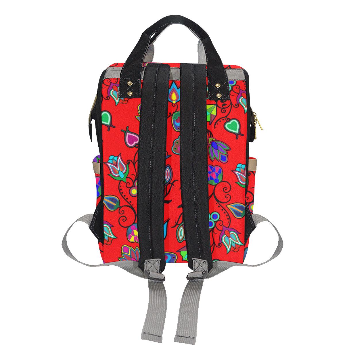 Indigenous Paisley - Dahlia Multi-Function Diaper Backpack (Model 1688) Diaper Backpack (1688) e-joyer
