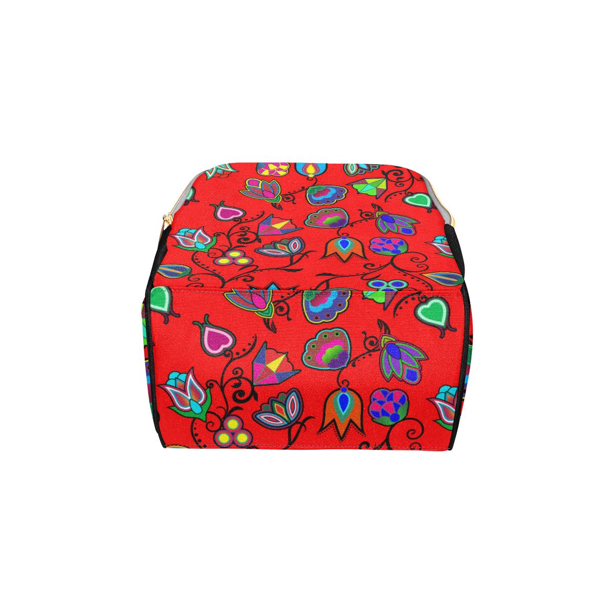 Indigenous Paisley - Dahlia Multi-Function Diaper Backpack (Model 1688) Diaper Backpack (1688) e-joyer