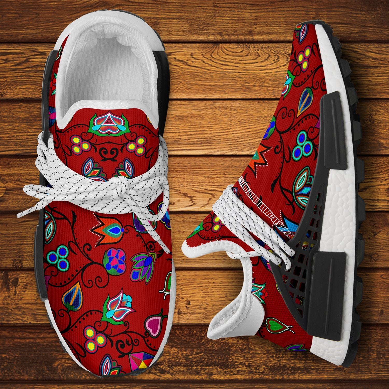 Indigenous Paisley Dahlia Okaki Sneakers Shoes 49 Dzine
