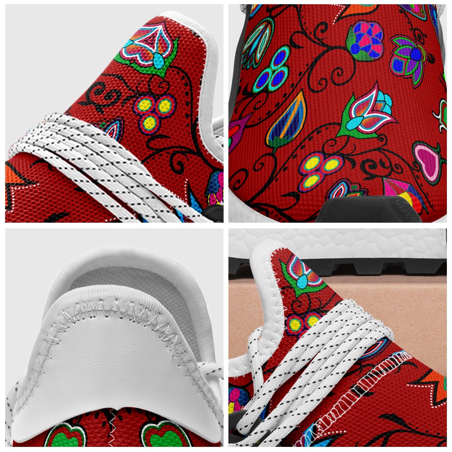 Indigenous Paisley Dahlia Okaki Sneakers Shoes 49 Dzine