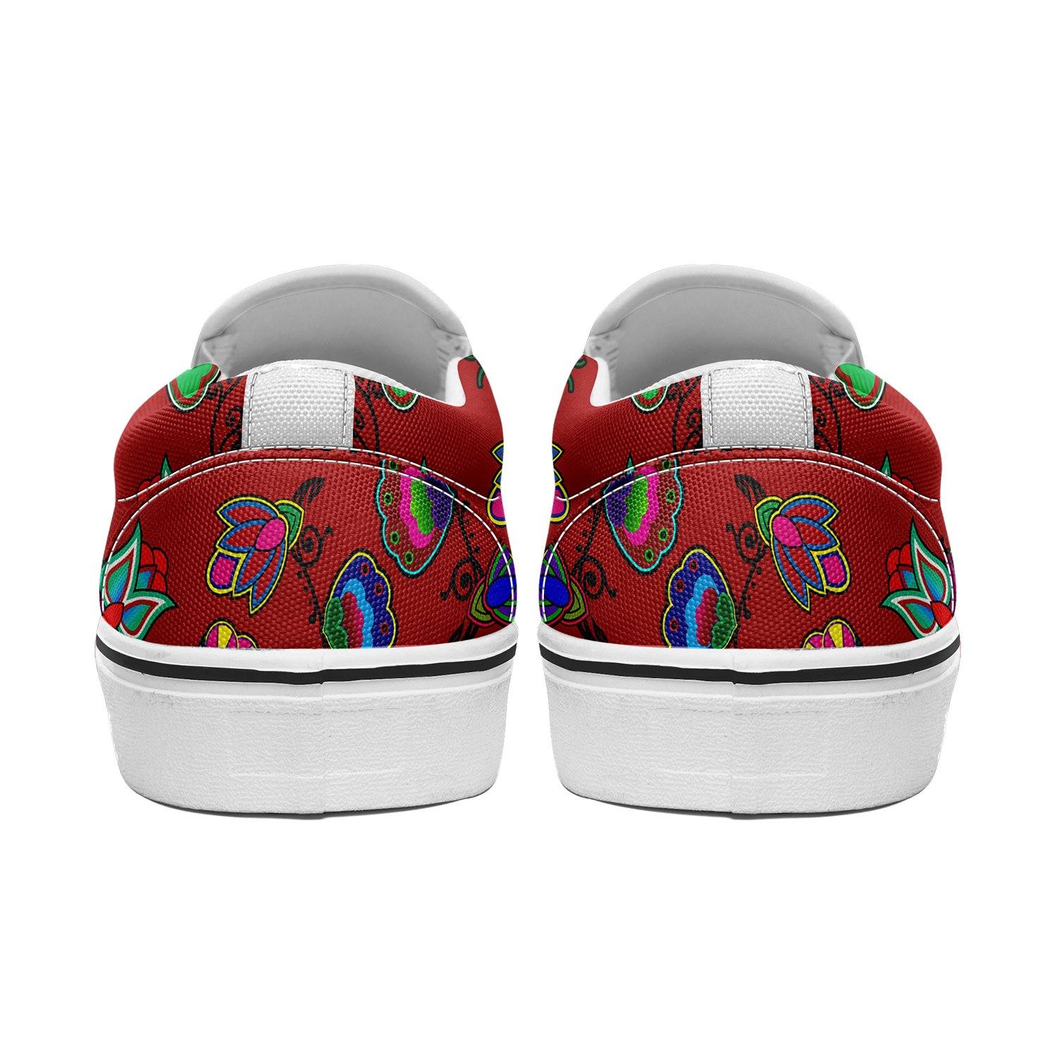 Indigenous Paisley Dahlia Otoyimm Canvas Slip On Shoes 49 Dzine