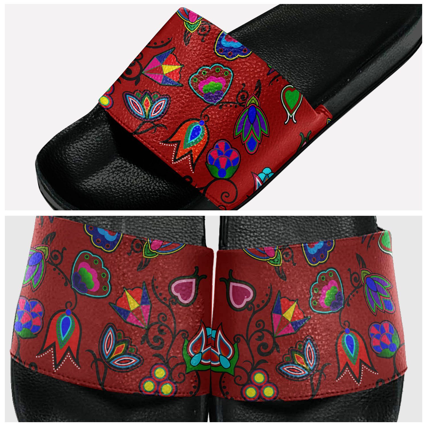 Indigenous Paisley Dahlia Slide Sandals 49 Dzine