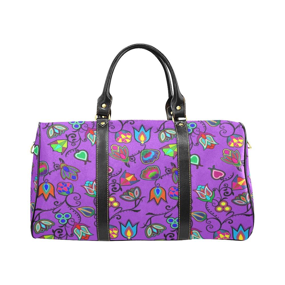 Indigenous Paisley Dark Orchid New Waterproof Travel Bag/Small (Model 1639) bag e-joyer