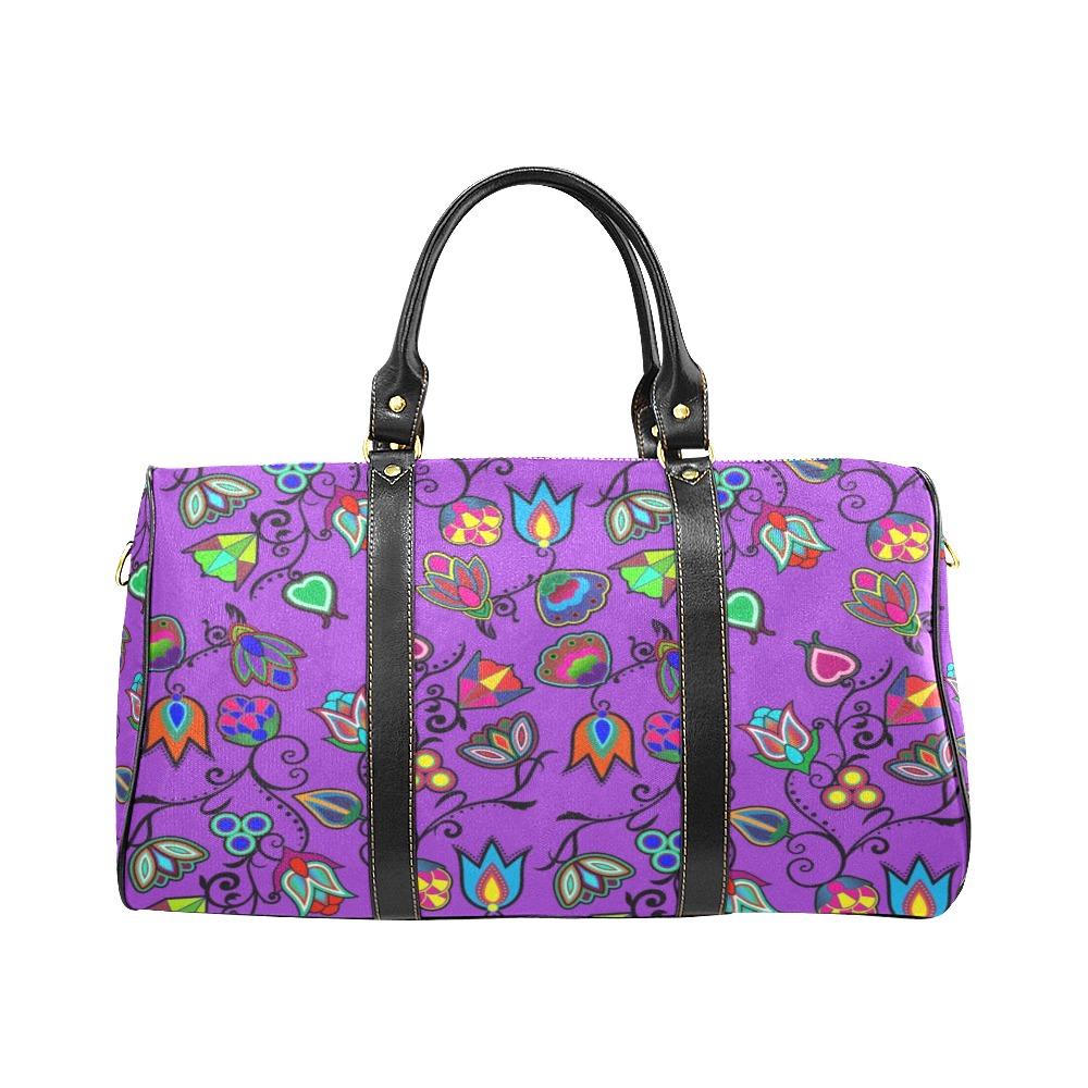 Indigenous Paisley Dark Orchid New Waterproof Travel Bag/Small (Model 1639) bag e-joyer