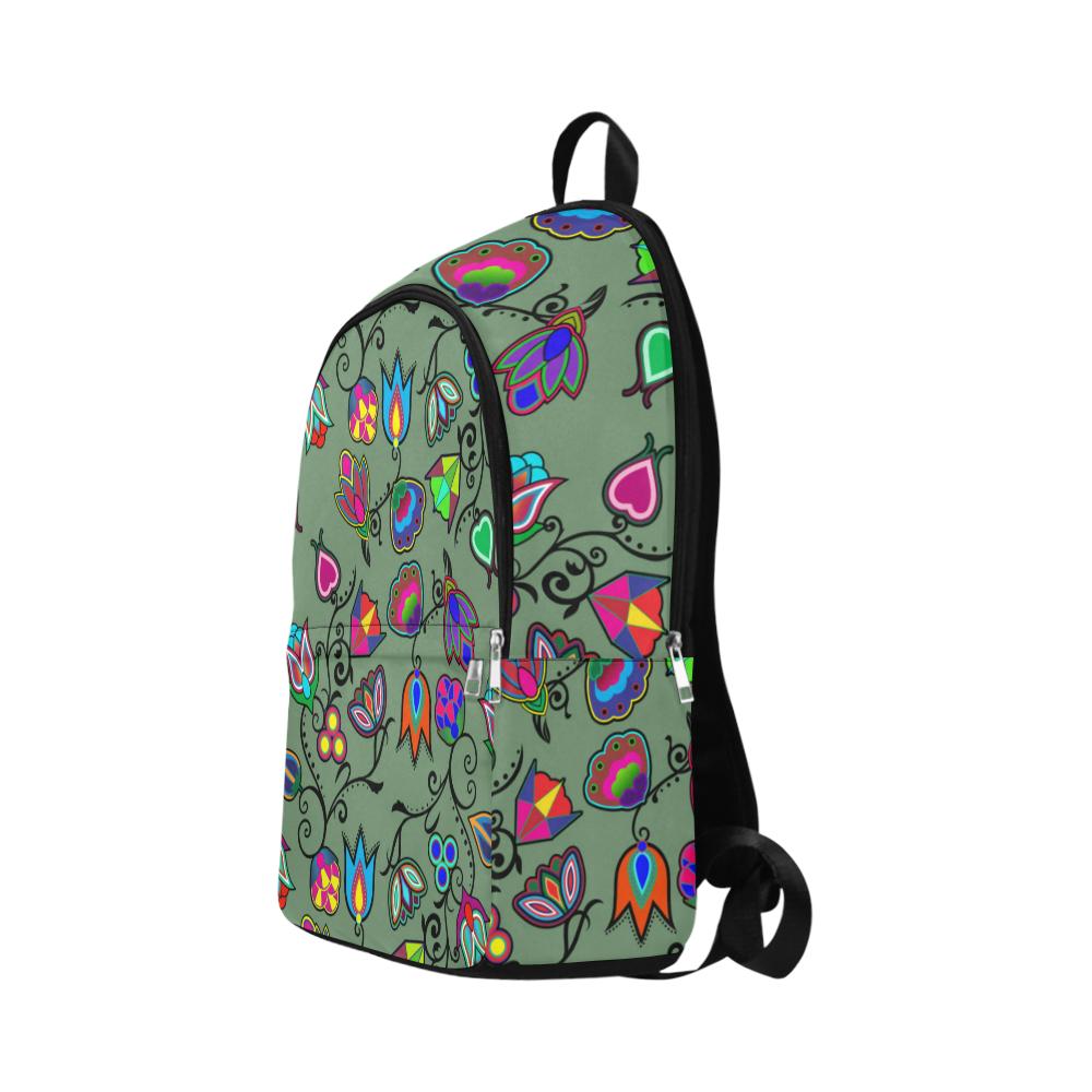 Indigenous Paisley Dark Sea Fabric Backpack for Adult (Model 1659) Casual Backpack for Adult (1659) e-joyer