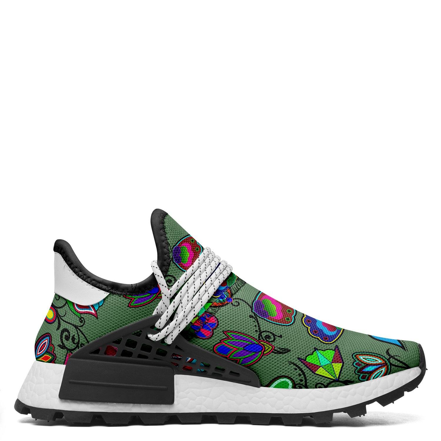 Indigenous Paisley Dark Sea Okaki Sneakers Shoes Herman