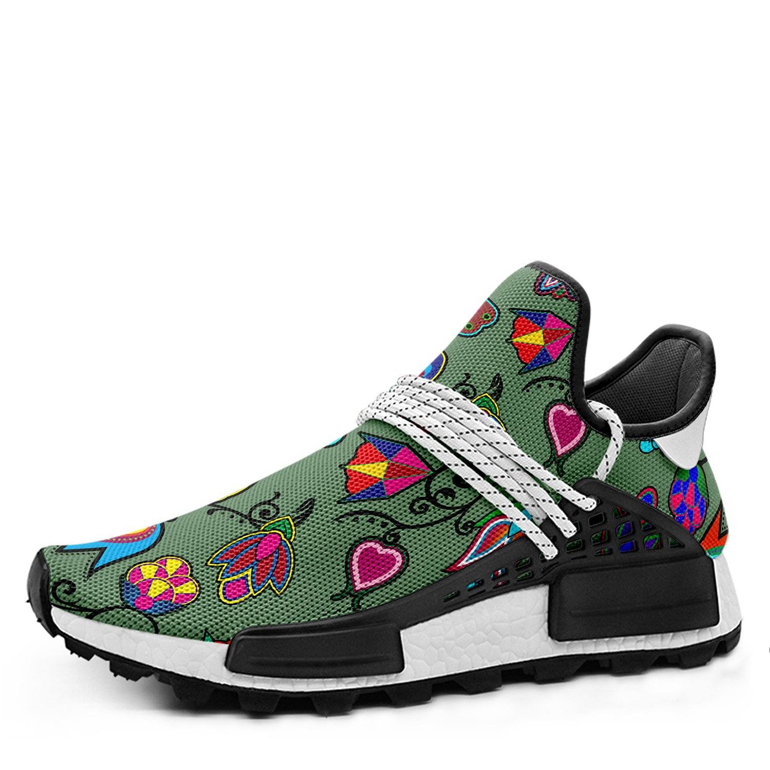 Indigenous Paisley Dark Sea Okaki Sneakers Shoes Herman
