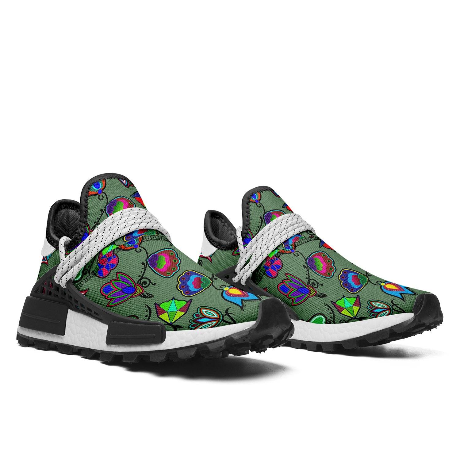 Indigenous Paisley Dark Sea Okaki Sneakers Shoes Herman