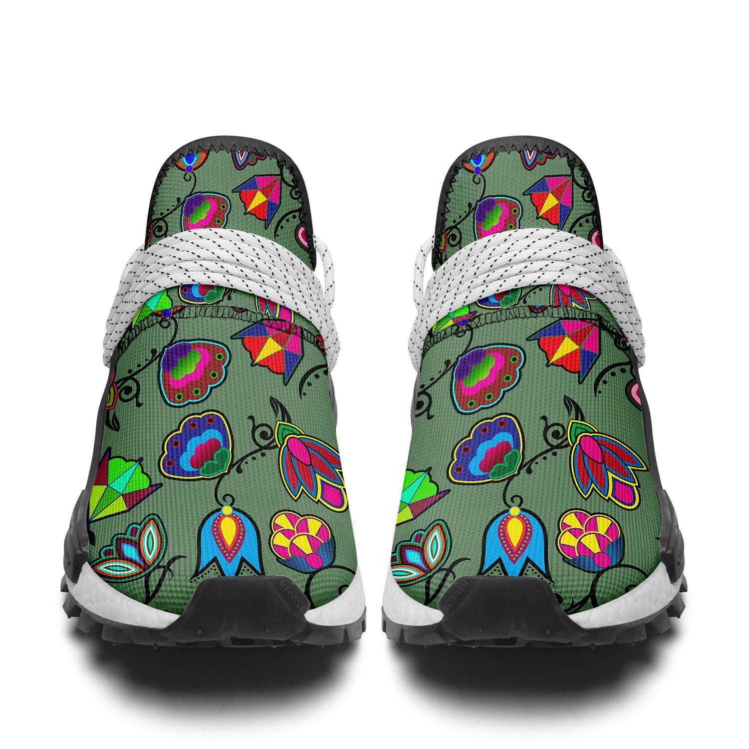 Indigenous Paisley Dark Sea Okaki Sneakers Shoes Herman