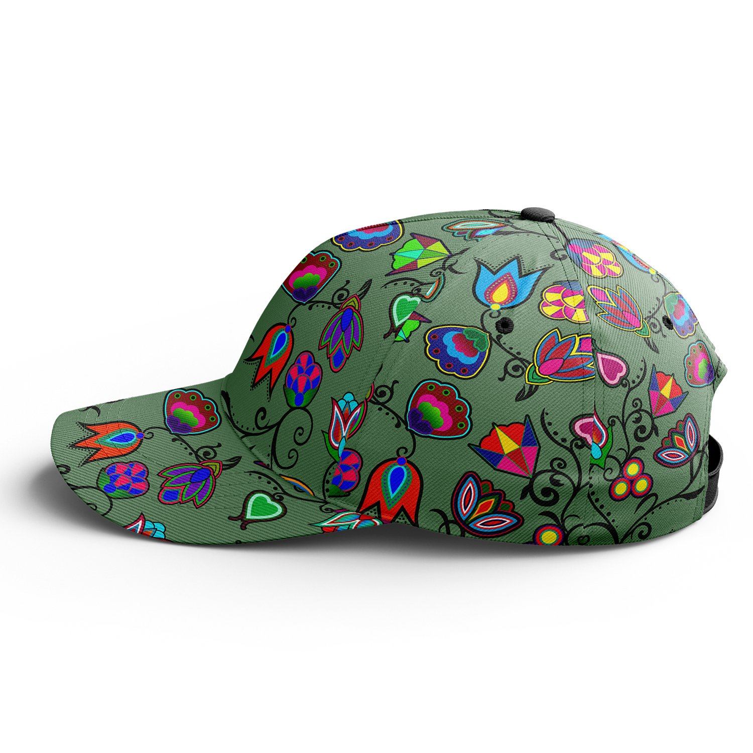 Indigenous Paisley Dark Sea Snapback Hat hat Herman
