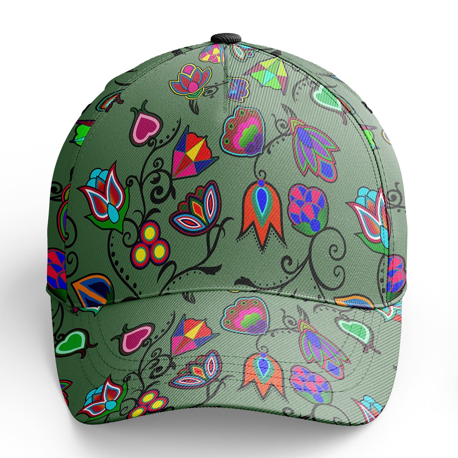 Indigenous Paisley Dark Sea Snapback Hat hat Herman