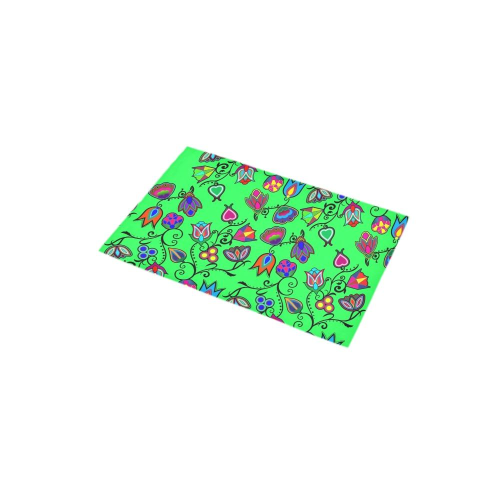 Indigenous Paisley Green Bath Rug 16''x 28'' Bath Rug 16''x 28'' e-joyer