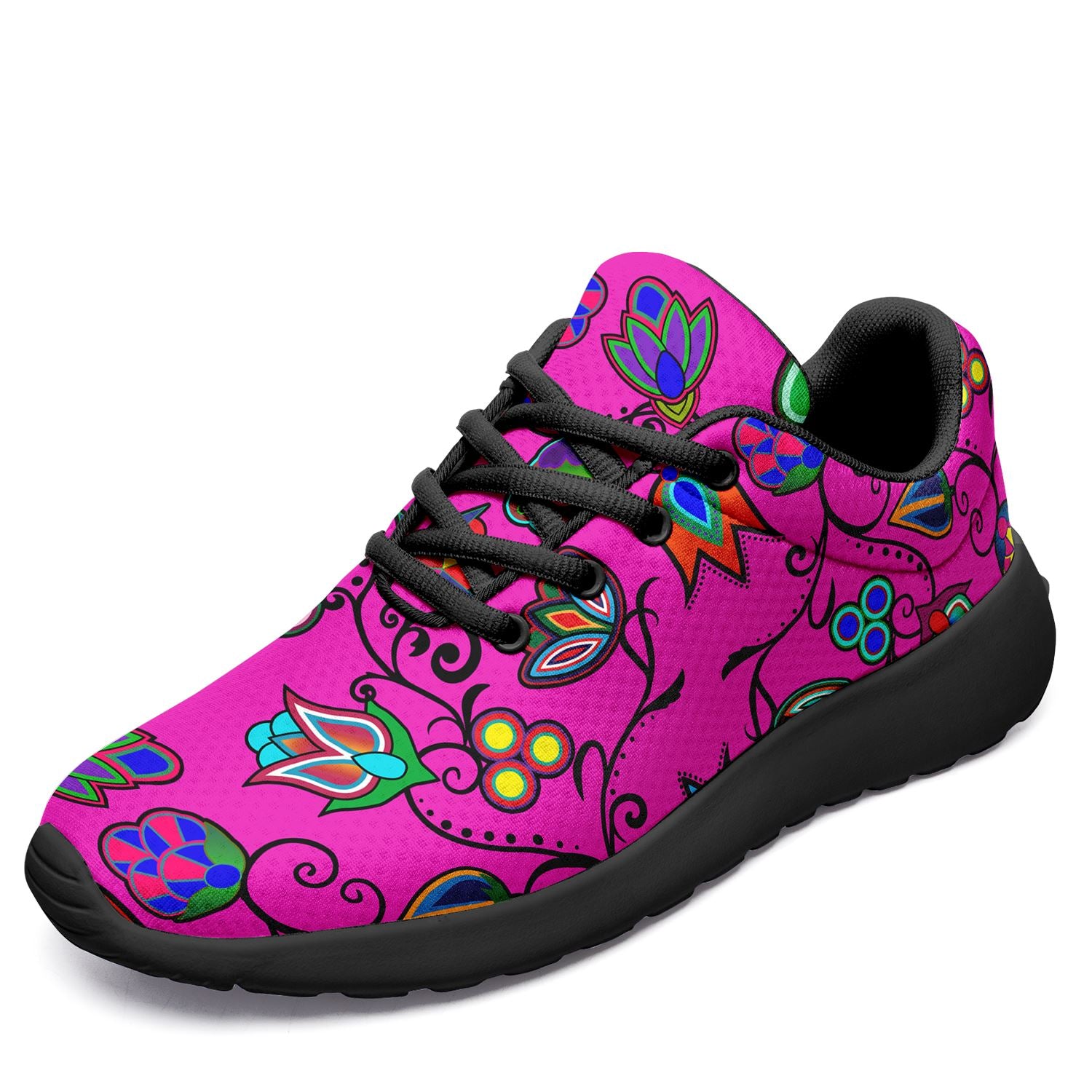 Indigenous Paisley Ikkaayi Sport Sneakers 49 Dzine US Women 4.5 / US Youth 3.5 / EUR 35 Black Sole