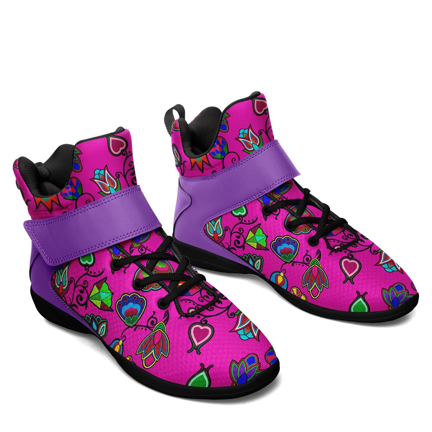 Indigenous Paisley Ipottaa Basketball / Sport High Top Shoes 49 Dzine