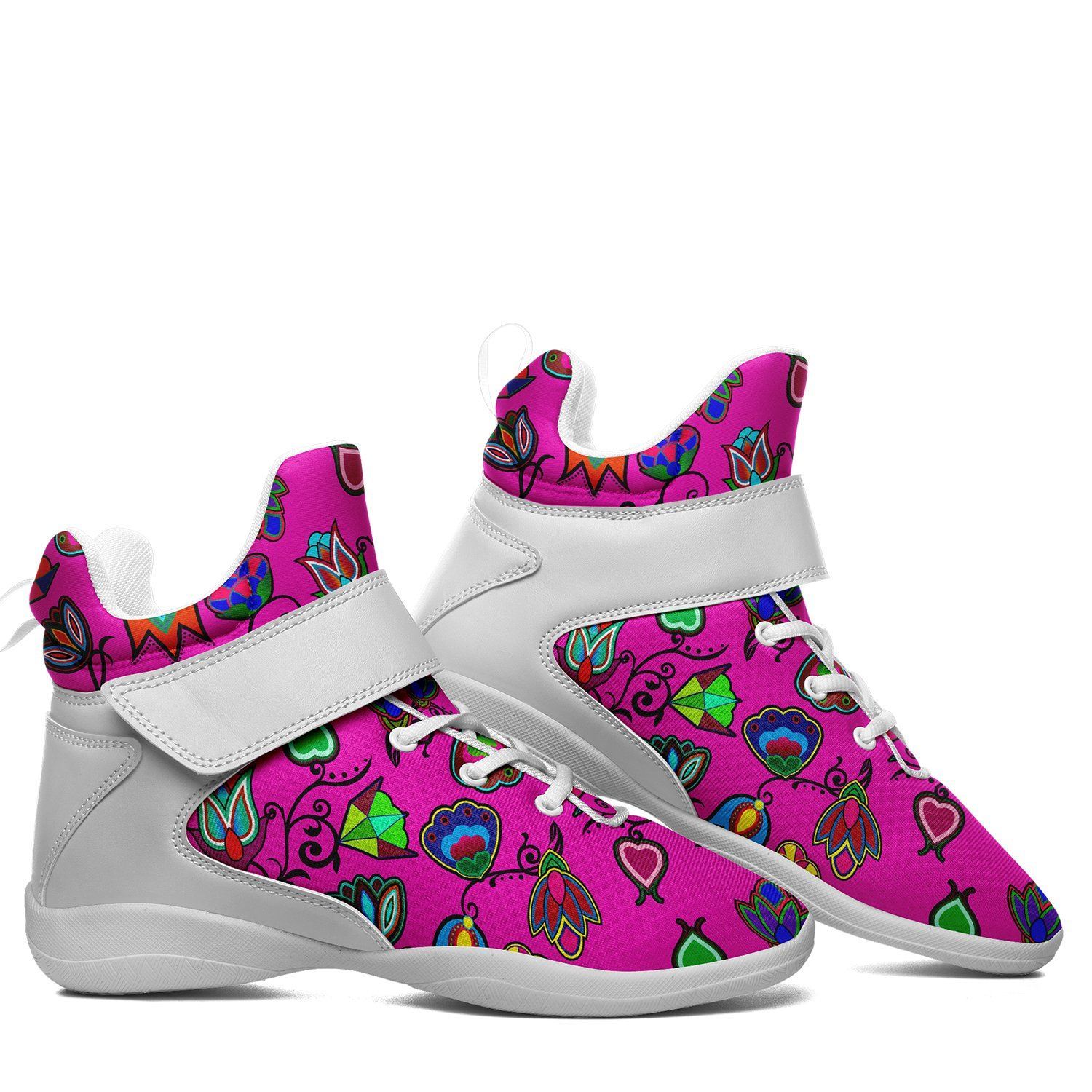 Indigenous Paisley Kid's Ipottaa Basketball / Sport High Top Shoes 49 Dzine