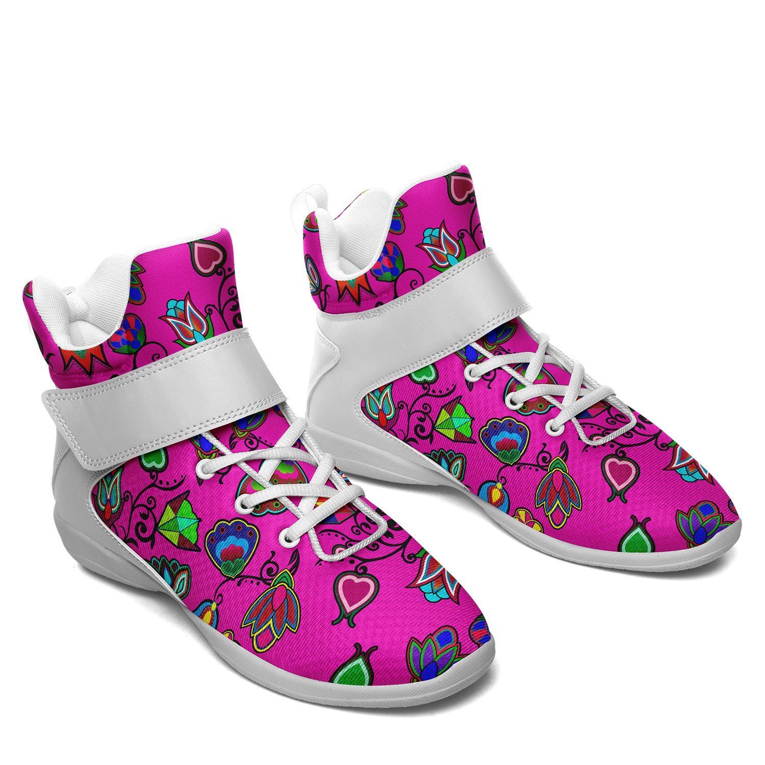 Indigenous Paisley Kid's Ipottaa Basketball / Sport High Top Shoes 49 Dzine