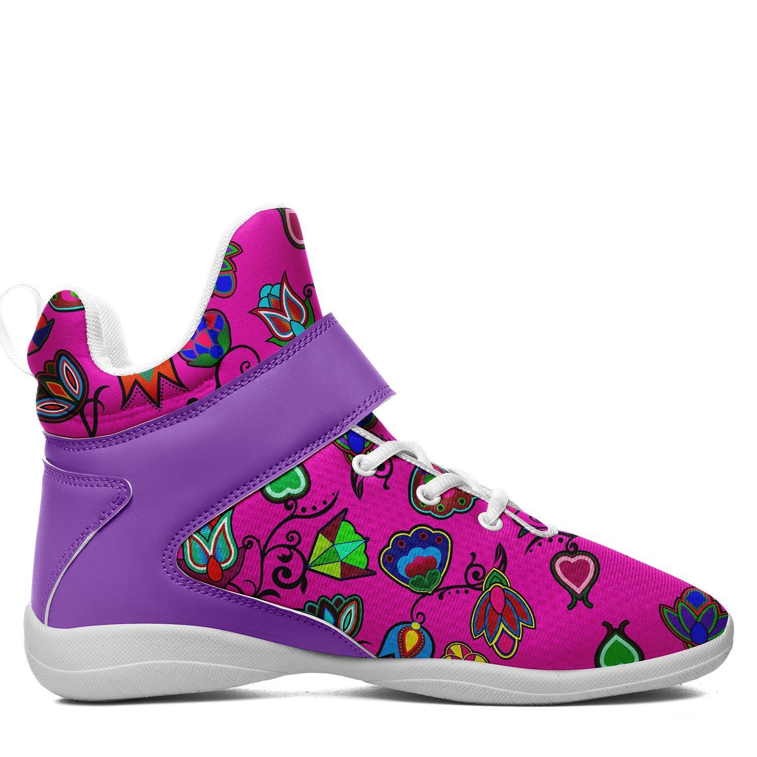 Indigenous Paisley Kid's Ipottaa Basketball / Sport High Top Shoes 49 Dzine