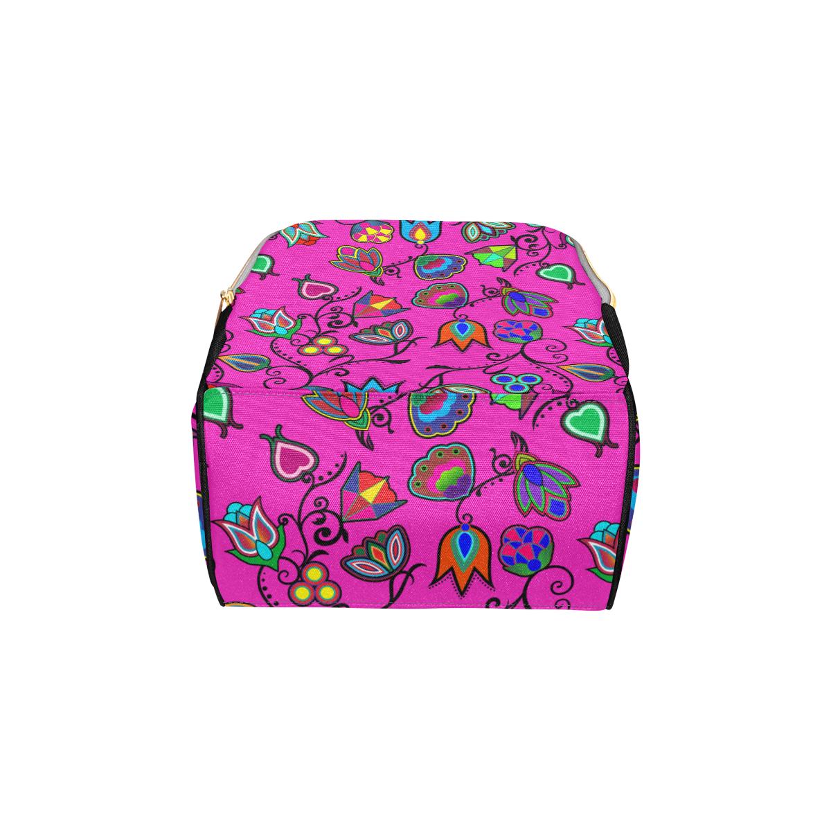 Indigenous Paisley Multi-Function Diaper Backpack (Model 1688) Diaper Backpack (1688) e-joyer