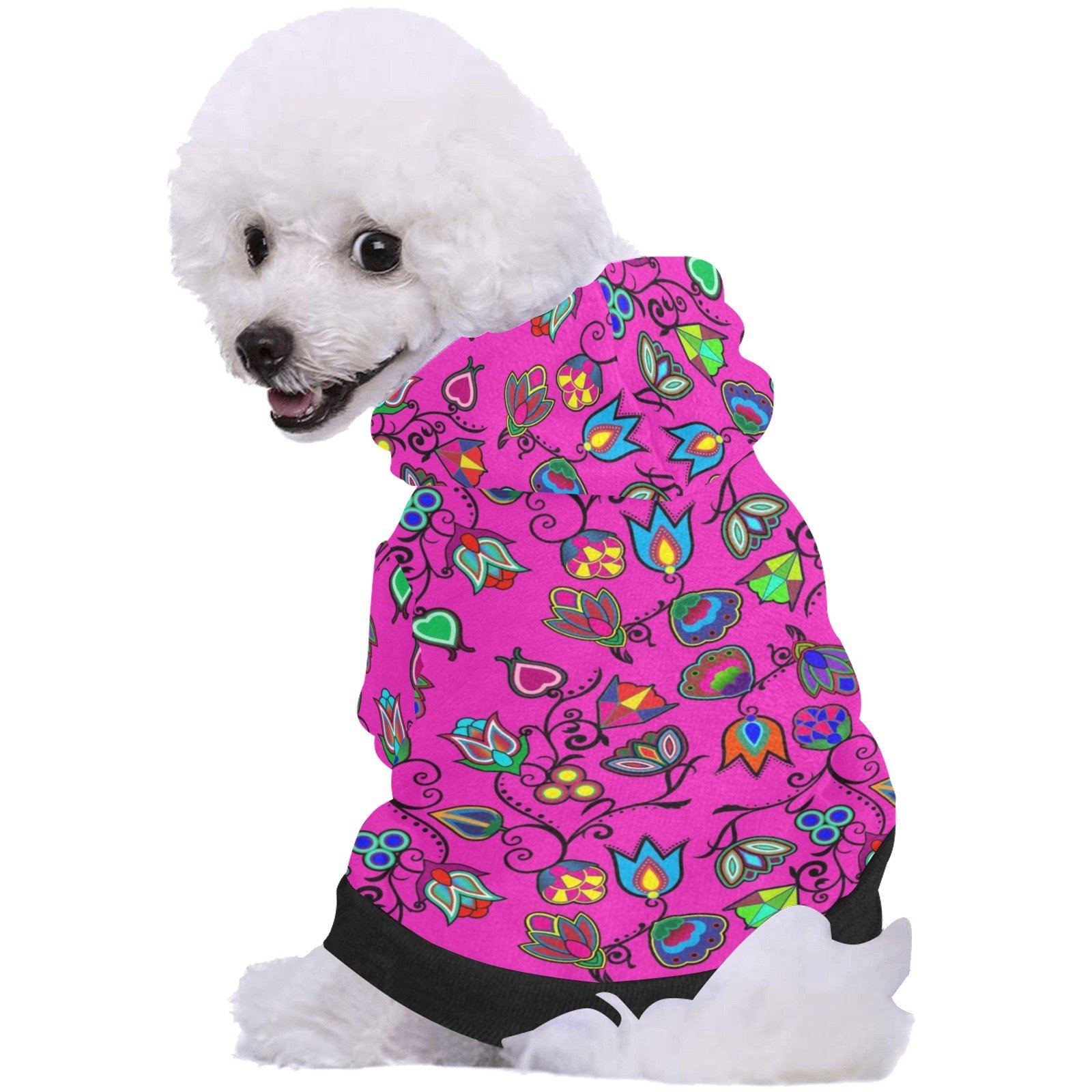 Indigenous Paisley Pet Dog Hoodie Pet Dog Hoodie e-joyer
