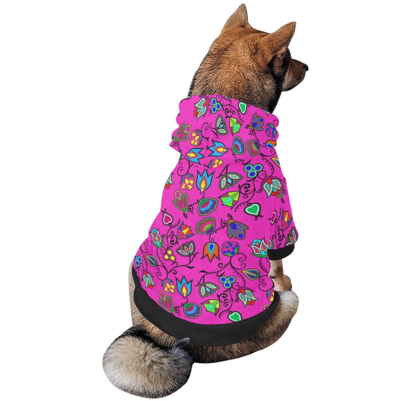 Indigenous Paisley Pet Dog Hoodie Pet Dog Hoodie e-joyer