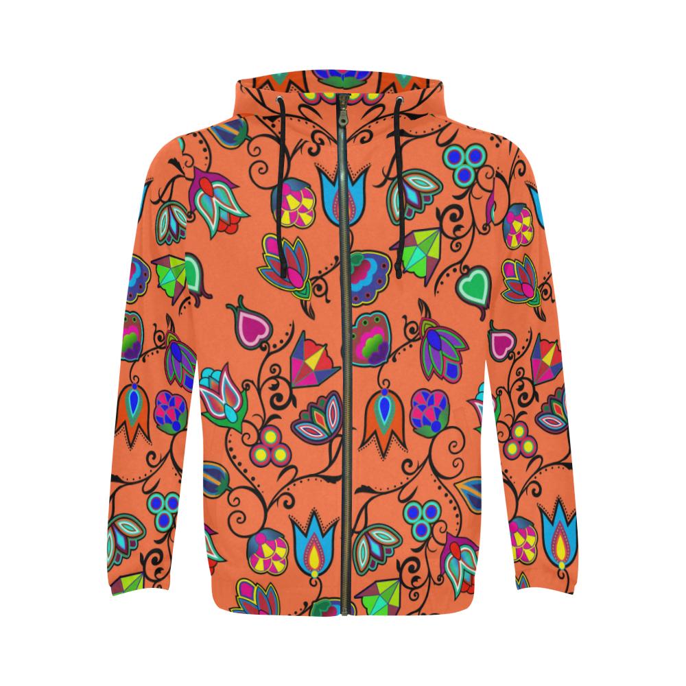 Indigenous Paisley - Sierra All Over Print Full Zip Hoodie for Men (Model H14) All Over Print Full Zip Hoodie for Men (H14) e-joyer