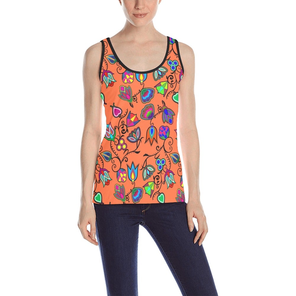 Indigenous Paisley Sierra All Over Print Tank Top for Women (Model T43) All Over Print Tank Top for Women (T43) e-joyer