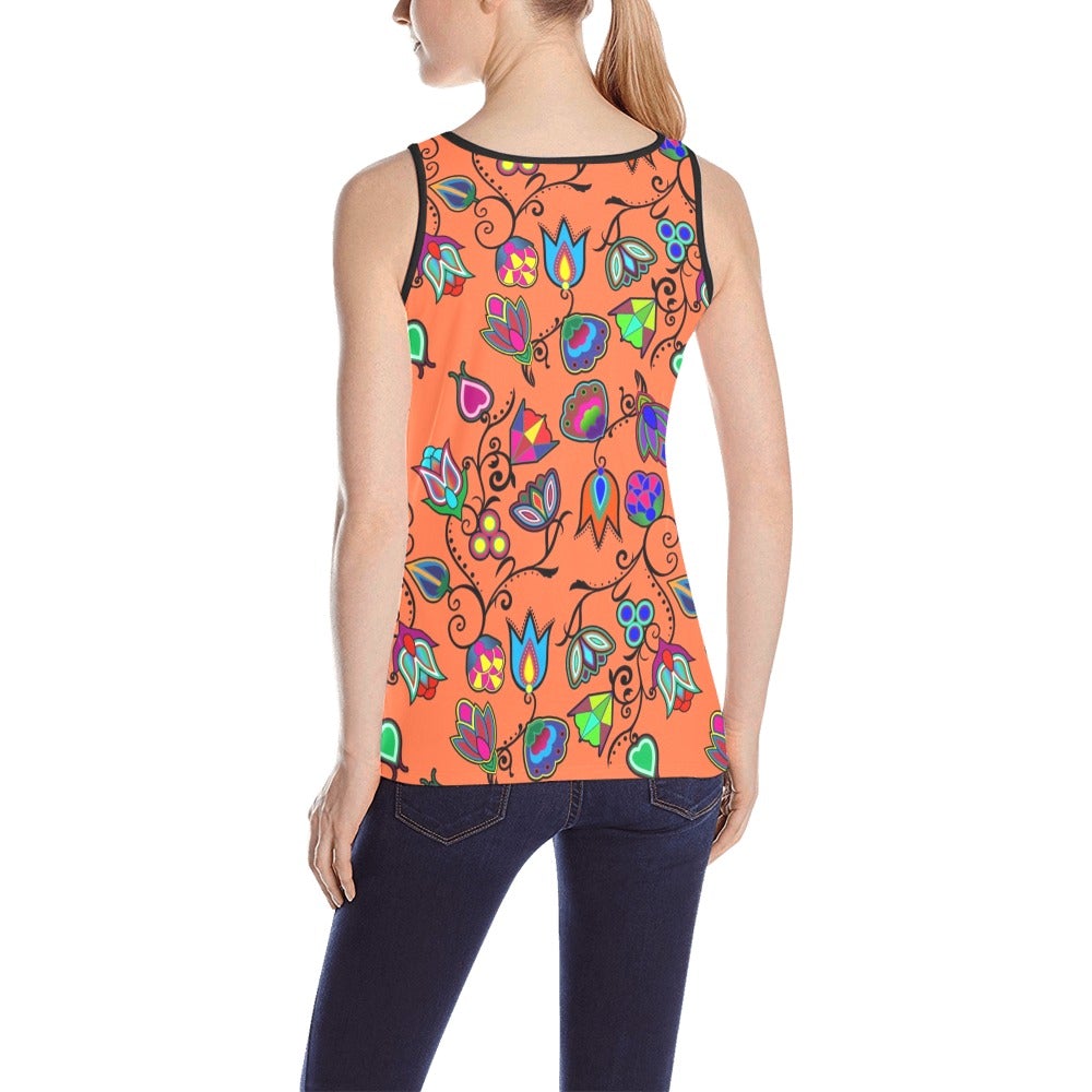 Indigenous Paisley Sierra All Over Print Tank Top for Women (Model T43) All Over Print Tank Top for Women (T43) e-joyer