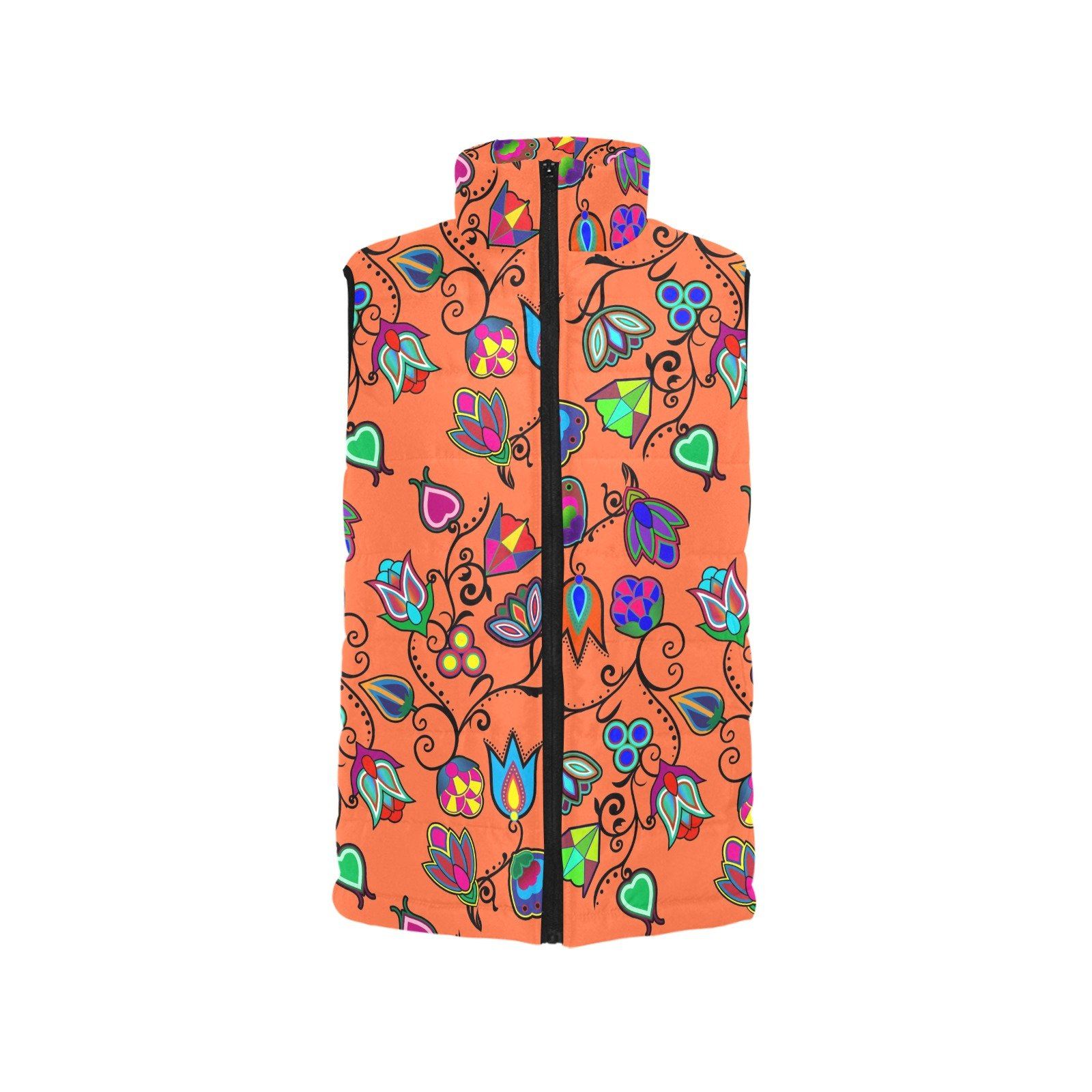 Indigenous Paisley Sierra Men's Padded Vest Jacket (Model H44) Men's Padded Vest Jacket (H44) e-joyer