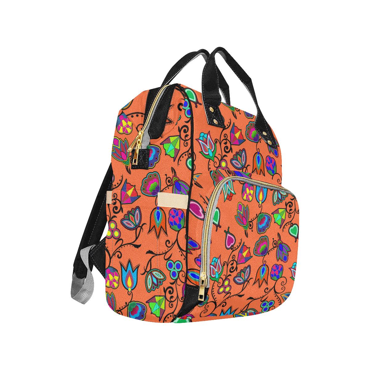 Indigenous Paisley - Sierra Multi-Function Diaper Backpack (Model 1688) Diaper Backpack (1688) e-joyer