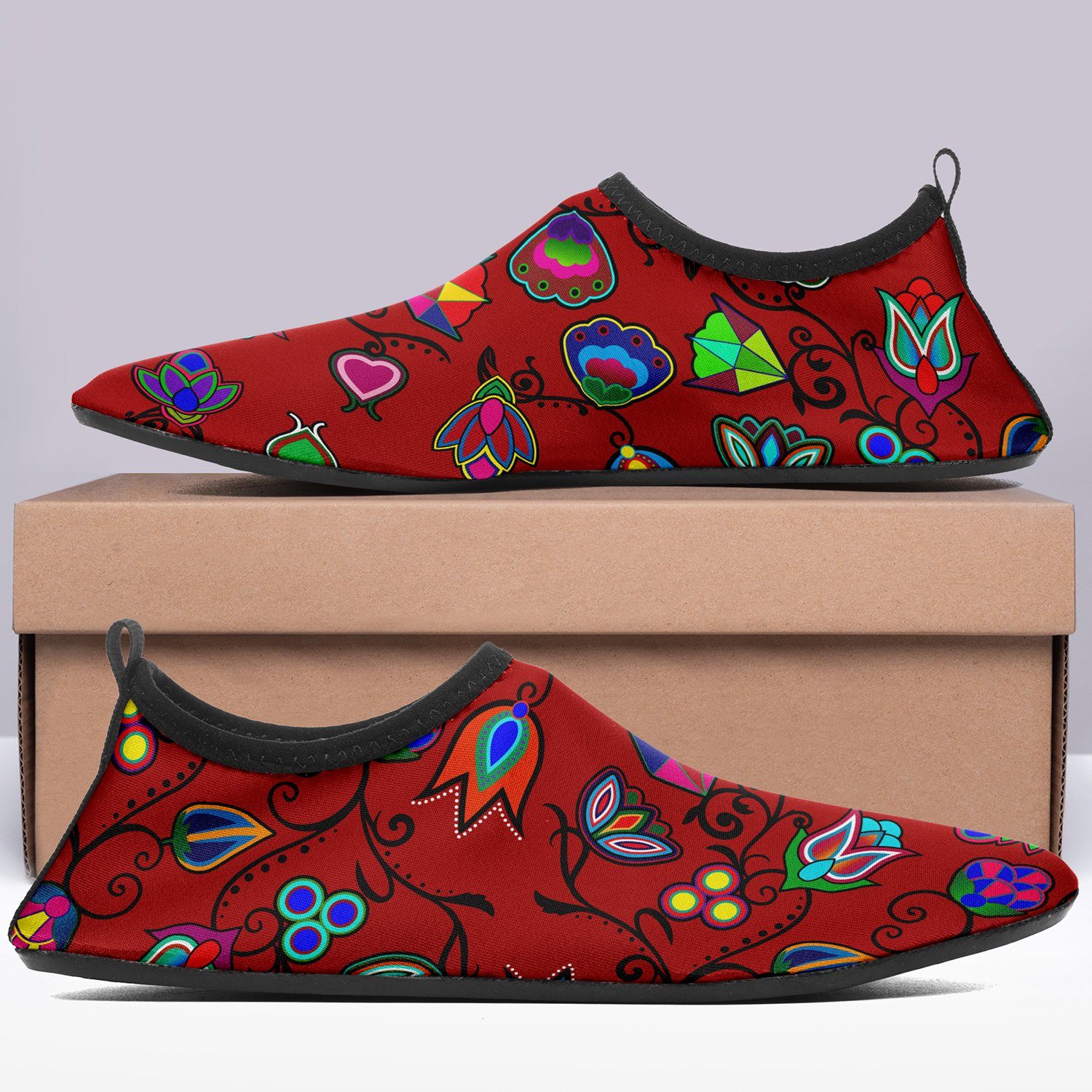 Indigenous Paisley Sierra Sockamoccs Slip On Shoes 49 Dzine