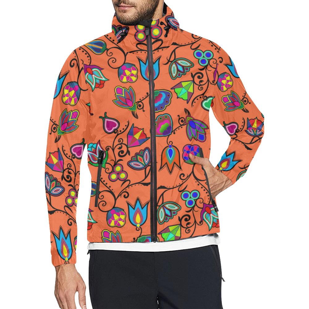 Indigenous Paisley - Sierra Unisex All Over Print Windbreaker (Model H23) All Over Print Windbreaker for Men (H23) e-joyer