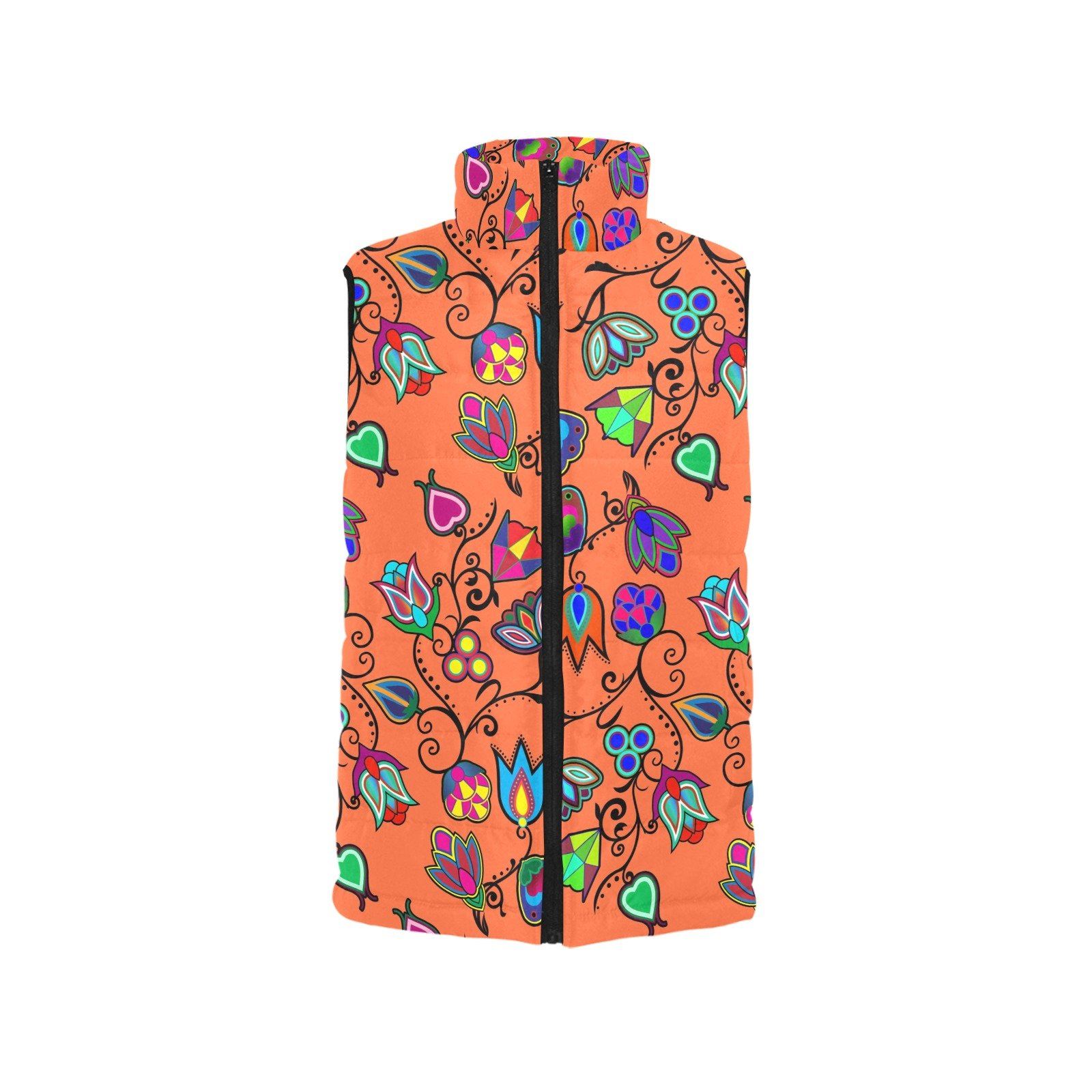 Indigenous Paisley Sierra Women's Padded Vest Jacket (Model H44) Women's Padded Vest Jacket (H44) e-joyer