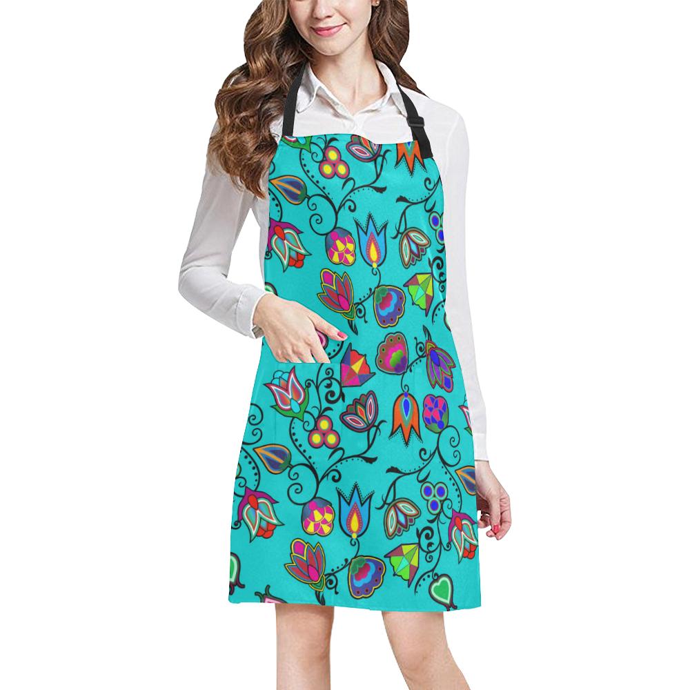 Indigenous Paisley Sky All Over Print Apron All Over Print Apron e-joyer