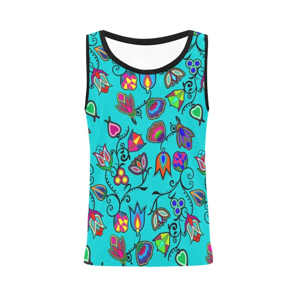 Indigenous Paisley Sky All Over Print Tank Top for Women (Model T43) All Over Print Tank Top for Women (T43) e-joyer