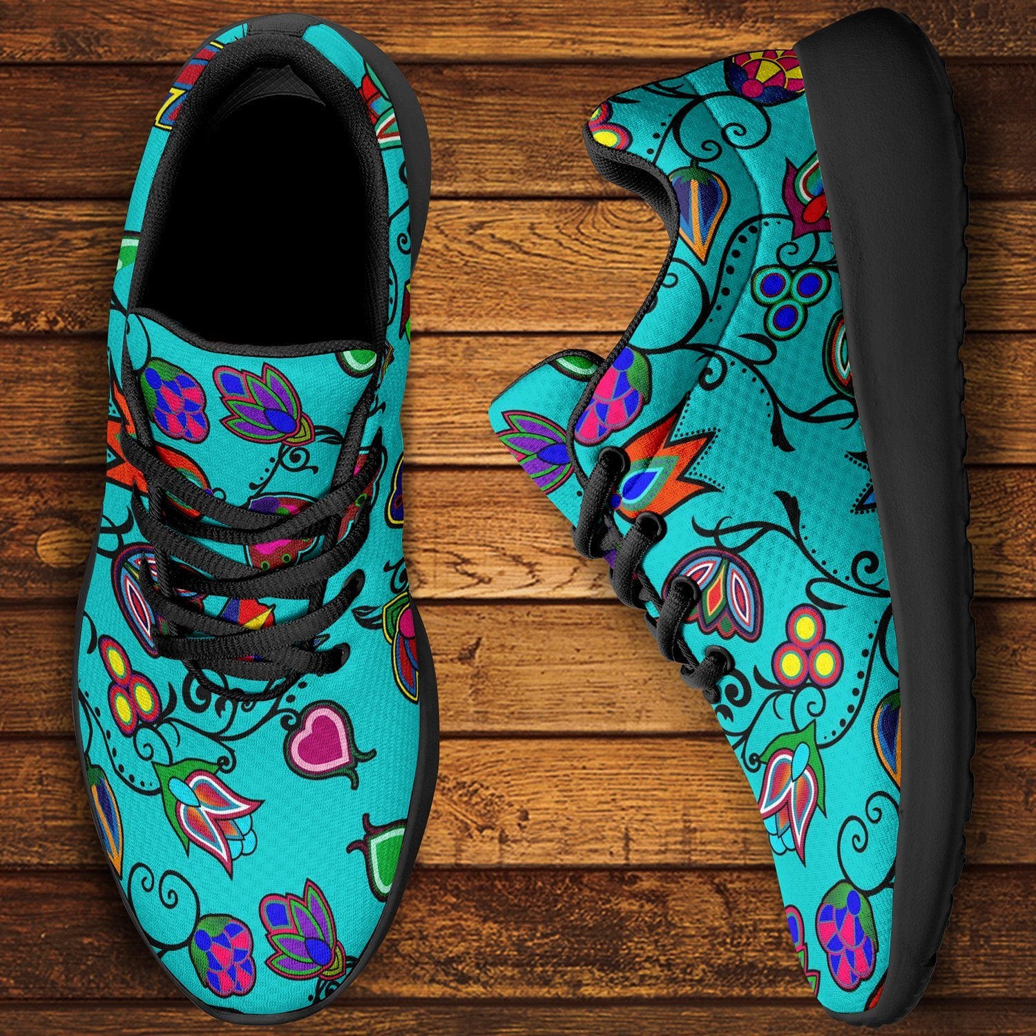 Indigenous Paisley Sky Ikkaayi Sport Sneakers 49 Dzine