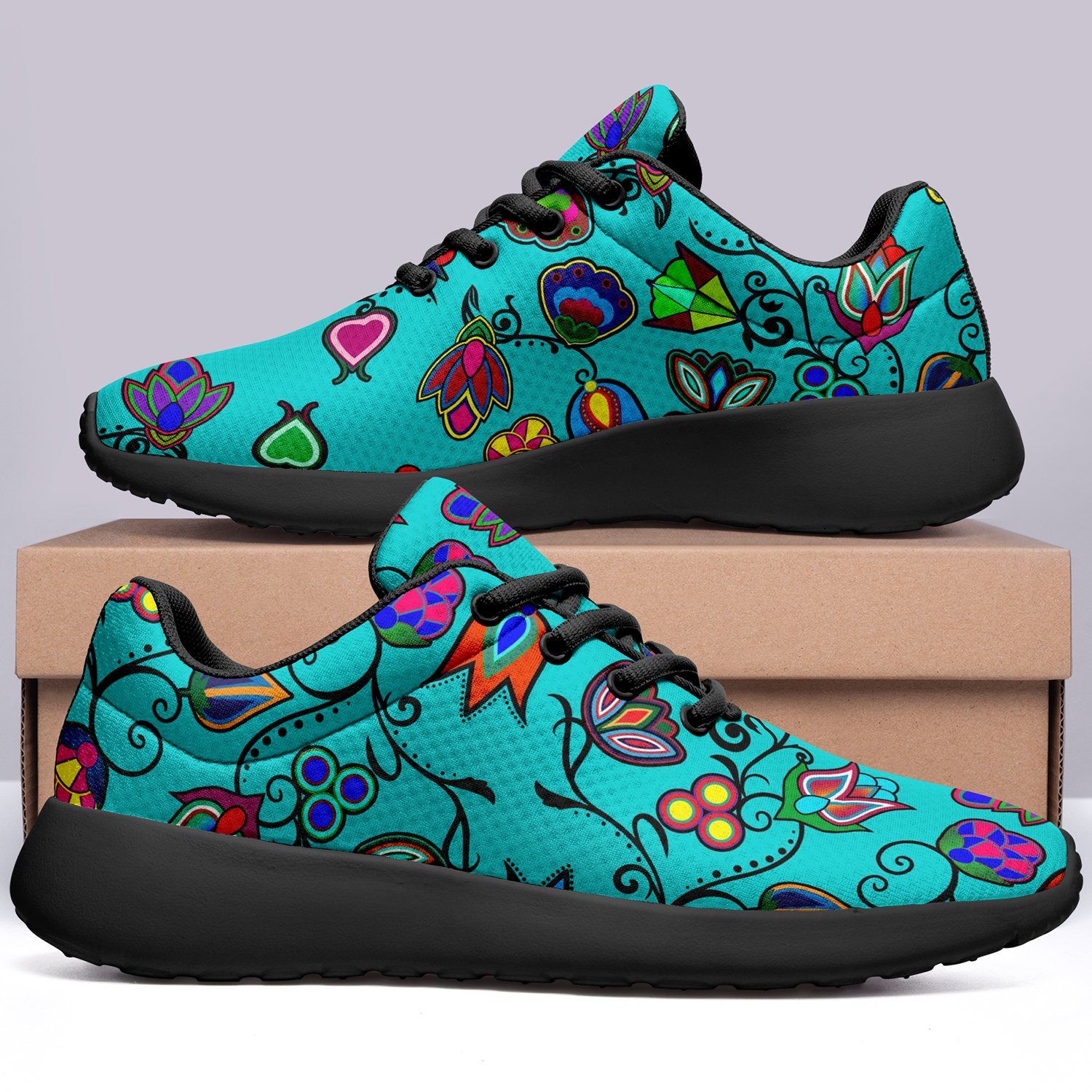 Indigenous Paisley Sky Ikkaayi Sport Sneakers 49 Dzine
