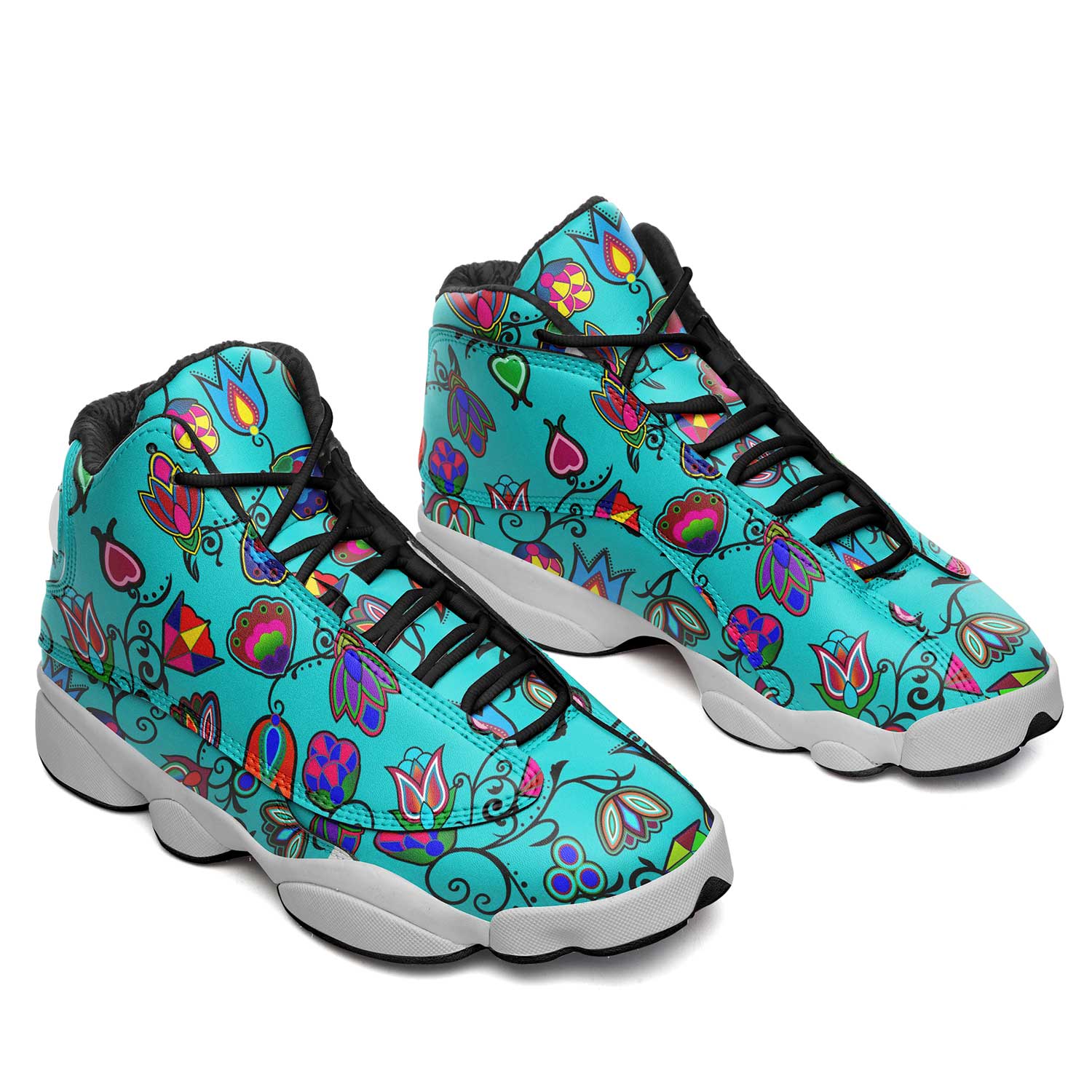 Indigenous Paisley - Sky Isstsokini Athletic Shoes Herman