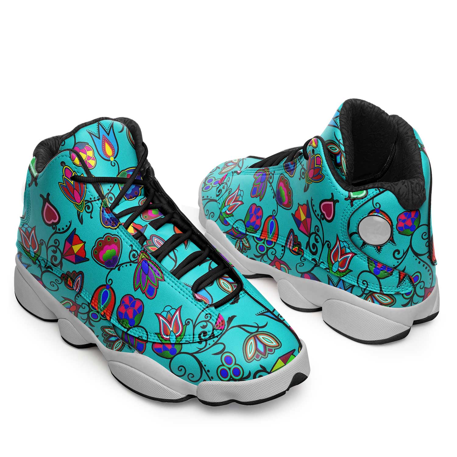 Indigenous Paisley - Sky Isstsokini Athletic Shoes Herman