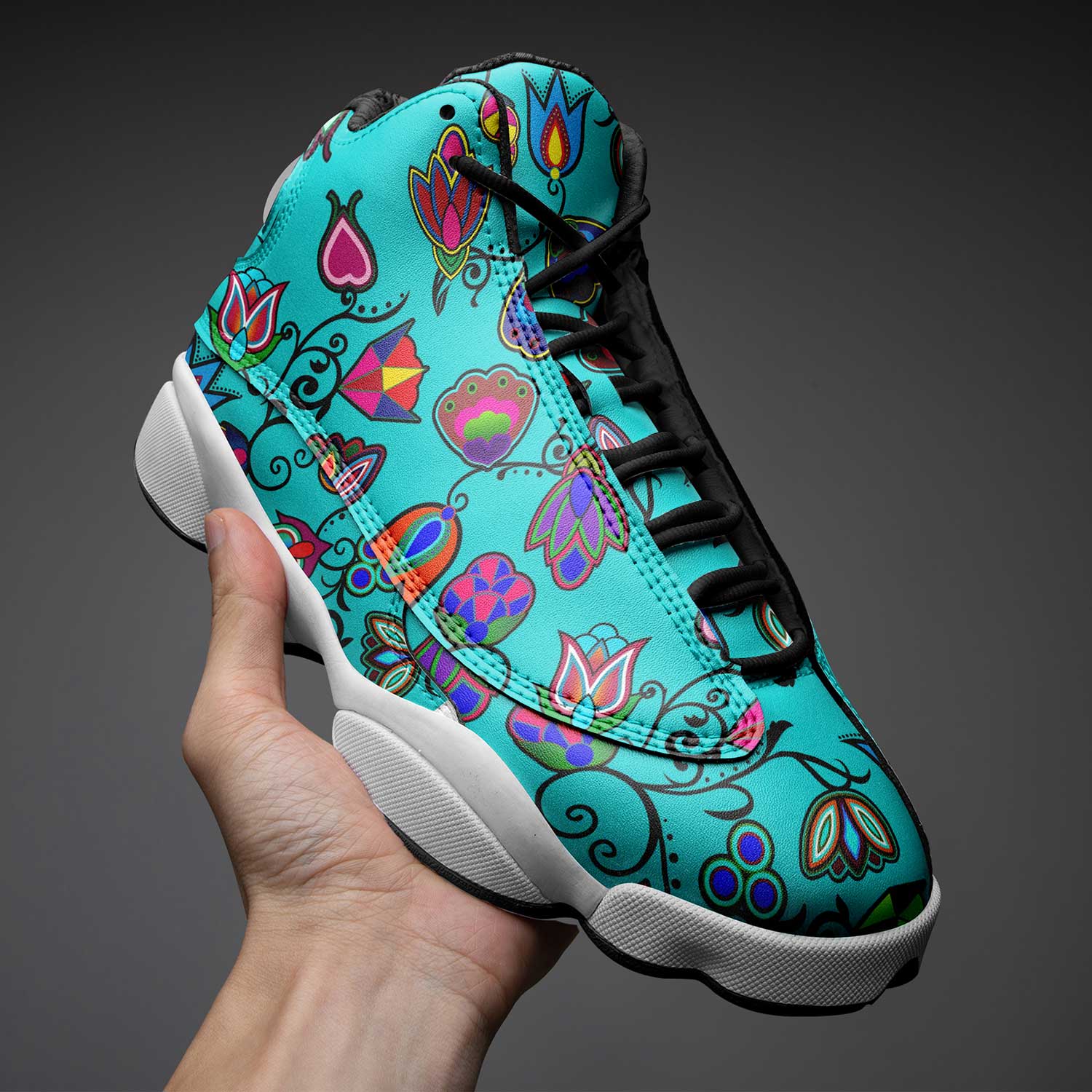 Indigenous Paisley - Sky Isstsokini Athletic Shoes Herman