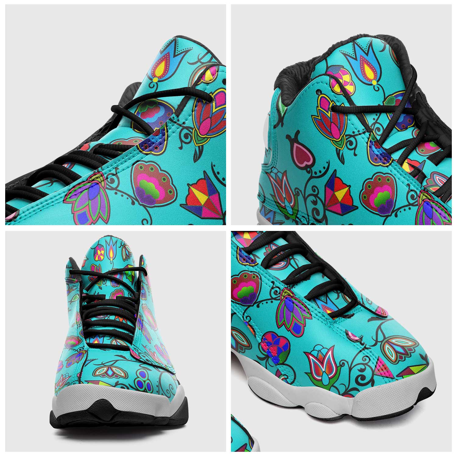 Indigenous Paisley - Sky Isstsokini Athletic Shoes Herman