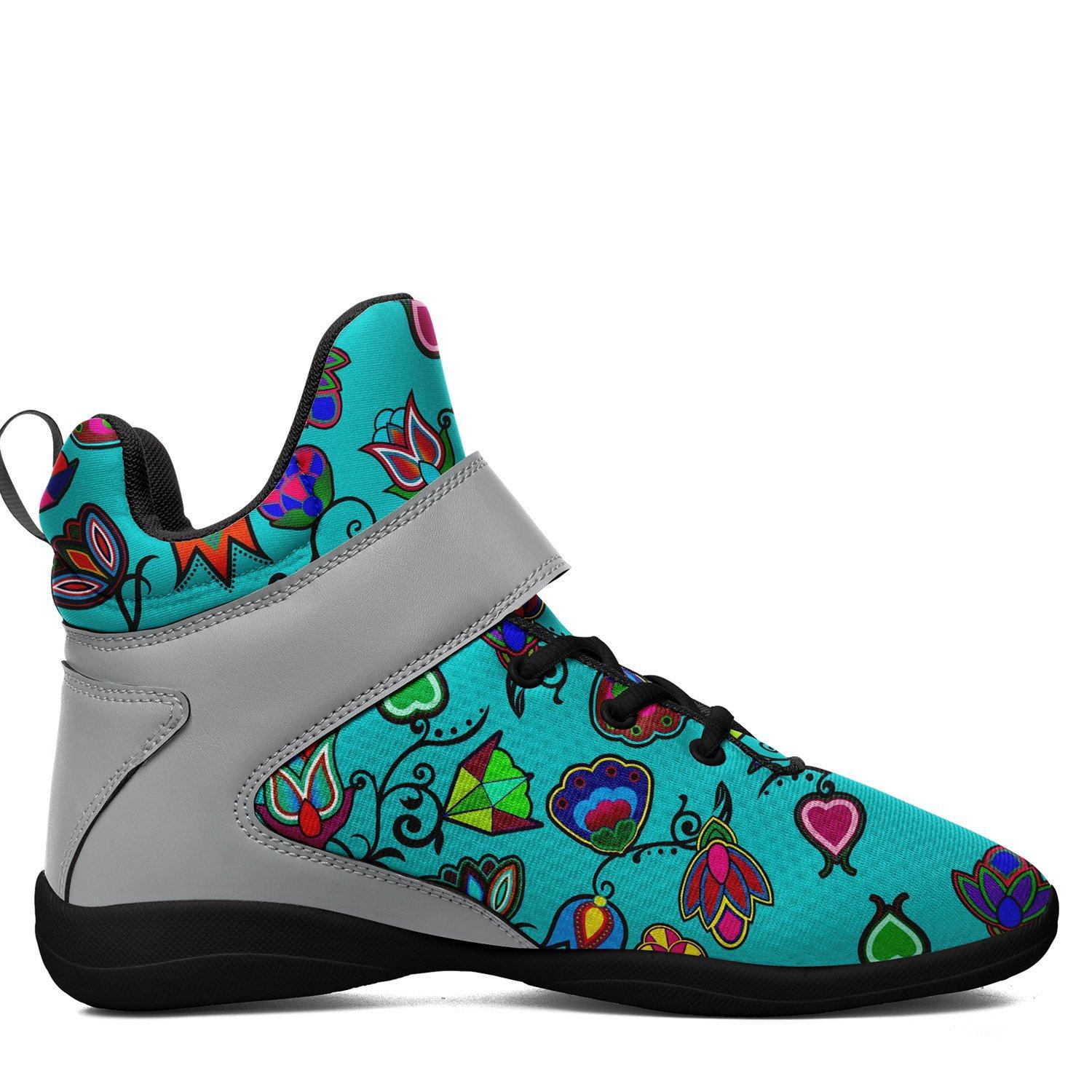 Indigenous Paisley Sky Kid's Ipottaa Basketball / Sport High Top Shoes 49 Dzine