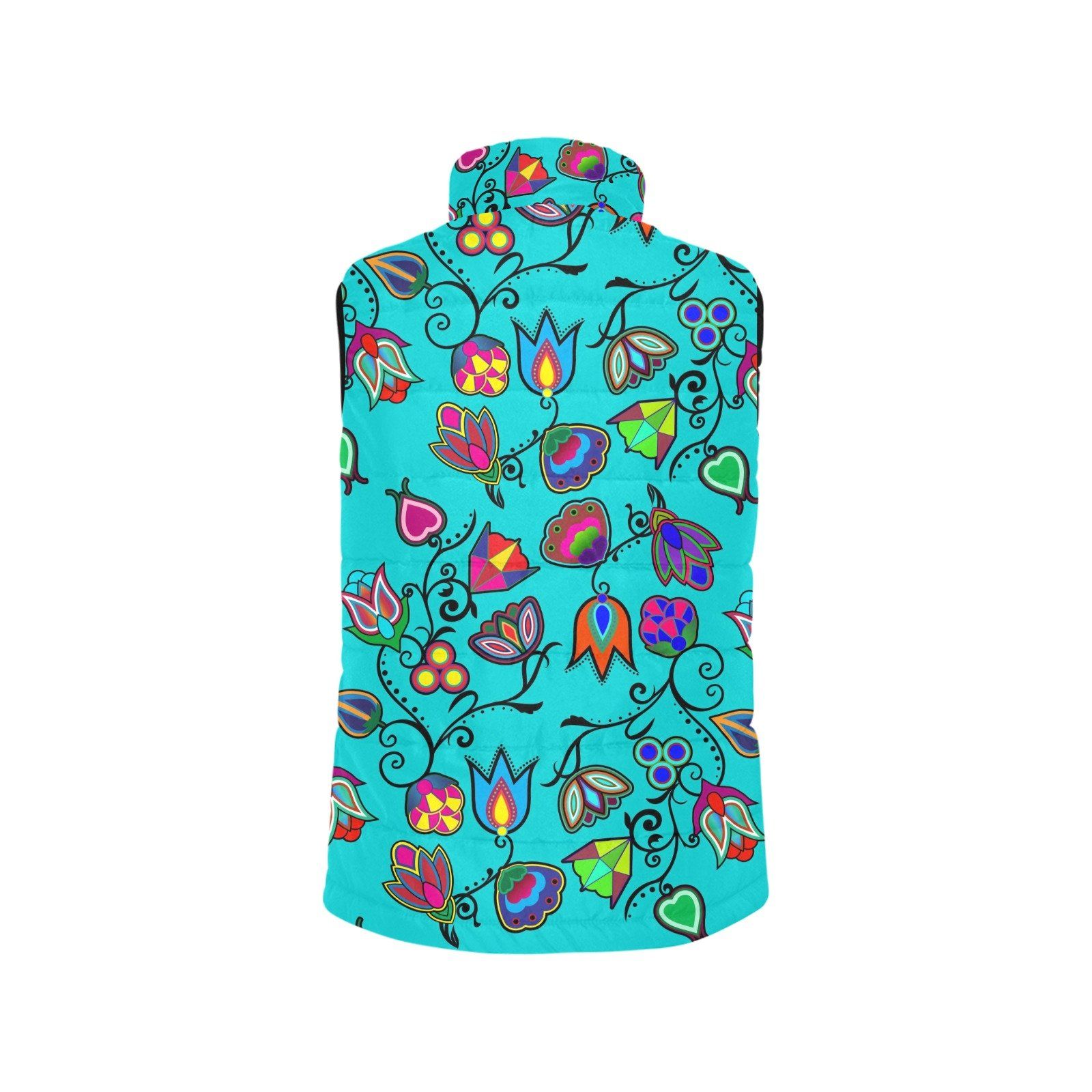 Indigenous Paisley Sky Men's Padded Vest Jacket (Model H44) Men's Padded Vest Jacket (H44) e-joyer