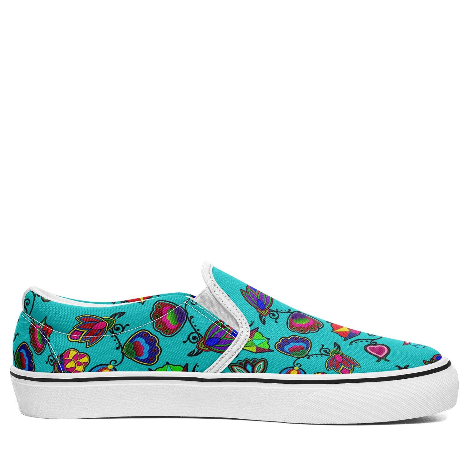 Indigenous Paisley Sky Otoyimm Canvas Slip On Shoes 49 Dzine