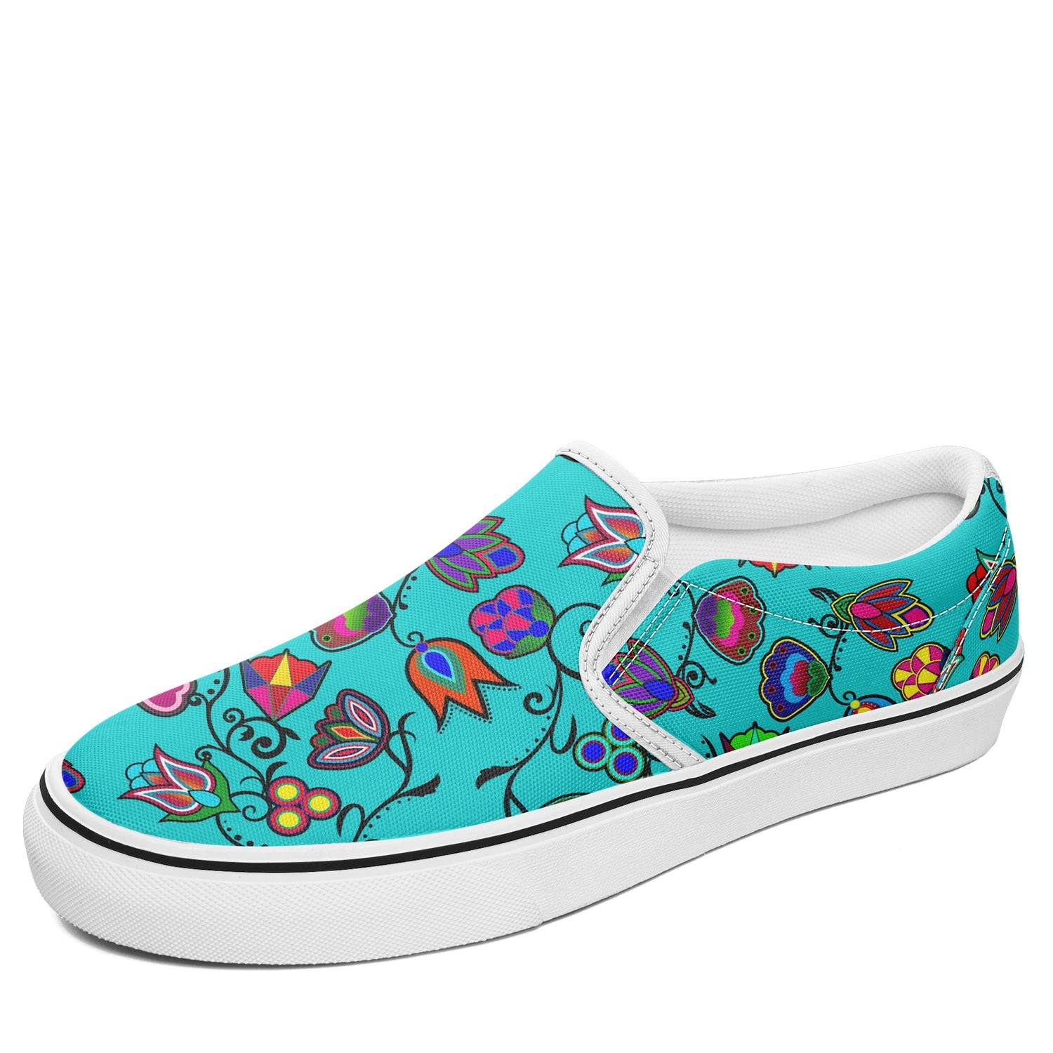 Indigenous Paisley Sky Otoyimm Canvas Slip On Shoes 49 Dzine