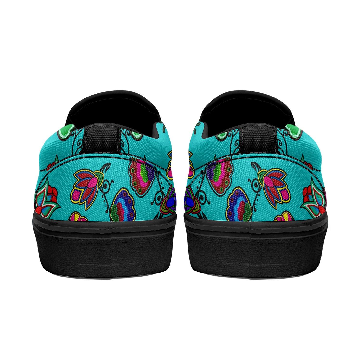 Indigenous Paisley Sky Otoyimm Canvas Slip On Shoes 49 Dzine