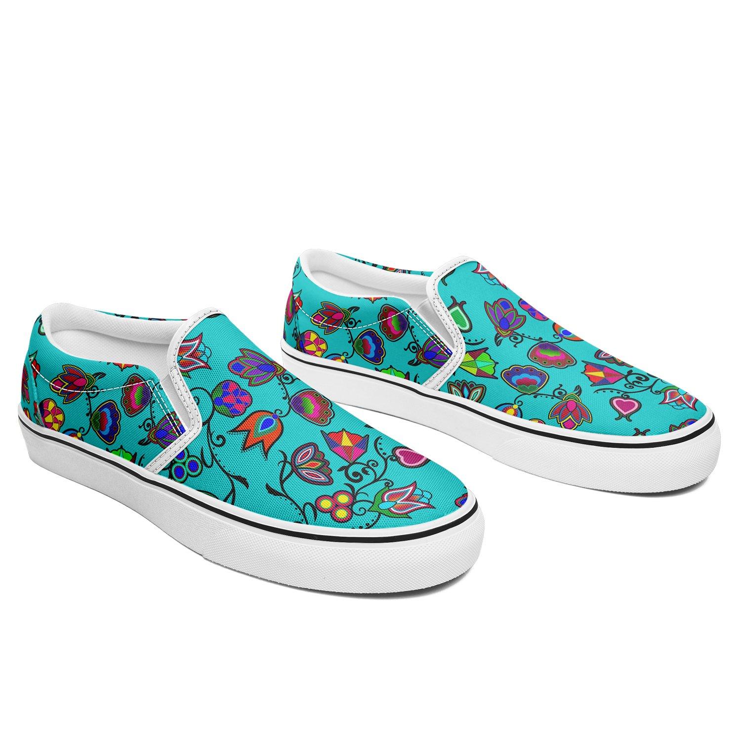Indigenous Paisley Sky Otoyimm Canvas Slip On Shoes 49 Dzine